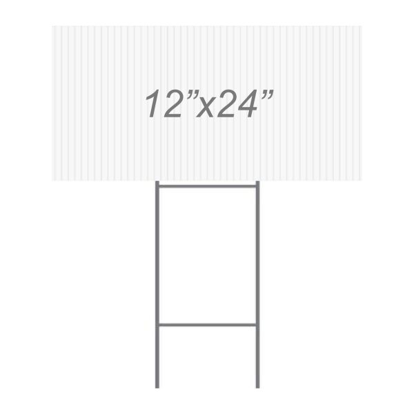 Yard Signs (Corrugated) 12"x24" CS1224-GP Yard Signs (Corrugated) 12"x24" Thumbnail