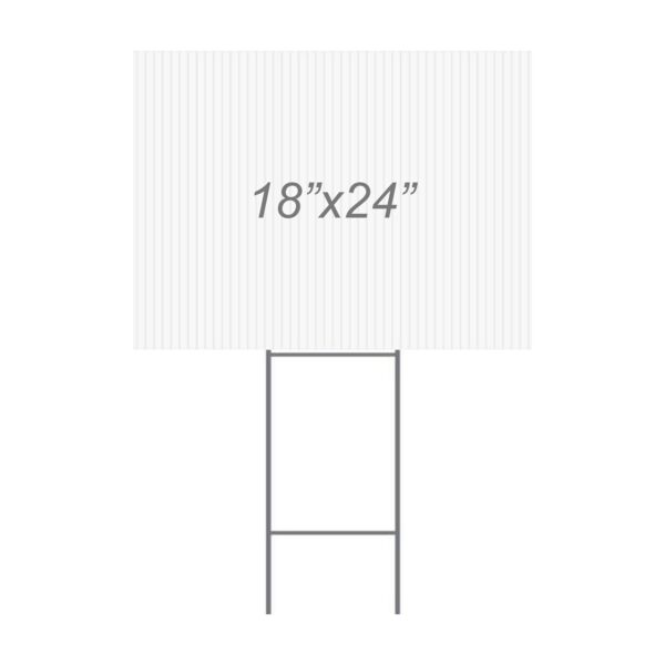 Yard Signs (Corrugated) 18"x24" CS1824-GP Yard Signs (Corrugated) 18"x24" Thumbnail