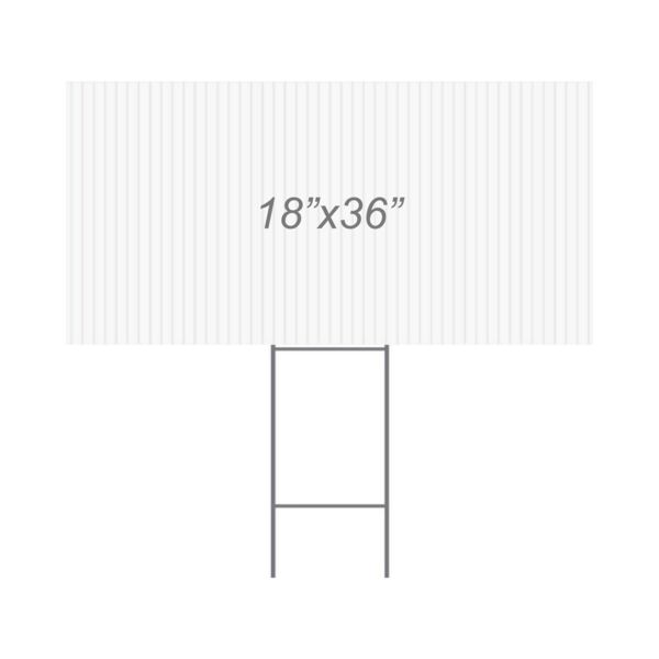 Yard Signs (Corrugated) 18"x36" CS1836-GP Yard Signs (Corrugated) 18"x36" Thumbnail