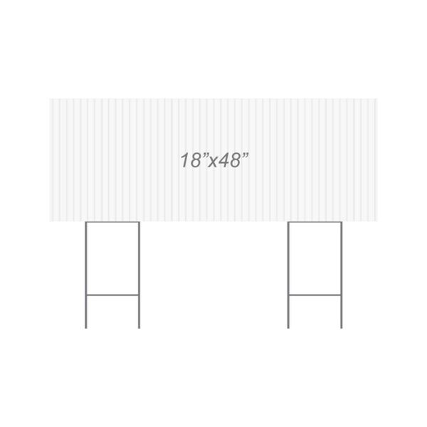 Yard Signs (Corrugated) 18"x48" CS1848-GP Yard Signs (Corrugated) 18"x48" Thumbnail