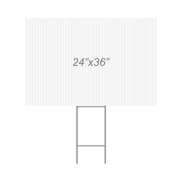 Yard Signs (Corrugated) 24"x36" CS2436-GP Yard Signs (Corrugated) 24"x36" Thumbnail