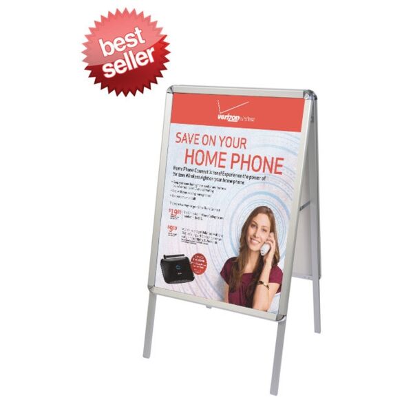 A-Frame Snap-Open Sidewalk Poster Stand - Stand Only 140-GP A-Frame Snap-Open Sidewalk Poster Stand - Stand Only Thumbnail