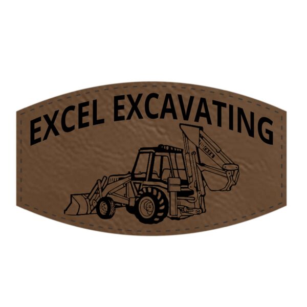 Laser Patch 3.5x2" Oval LP352-O-GP Laser Patch 3.5x2" Oval Thumbnail