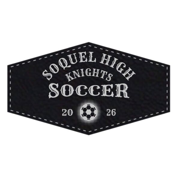 Laser Patch 3.5x2" Hexagon LP352-H-GP Laser Patch 3.5x2" Hexagon Thumbnail