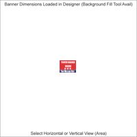 Banners - 2 x 16 Feet - Horizontal or Vertical Thumbnail