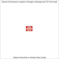 Banners - 2 x 16 Feet - Horizontal or Vertical Thumbnail