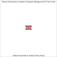 Banners - 2 x 18 Feet - Horizontal or Vertical Thumbnail